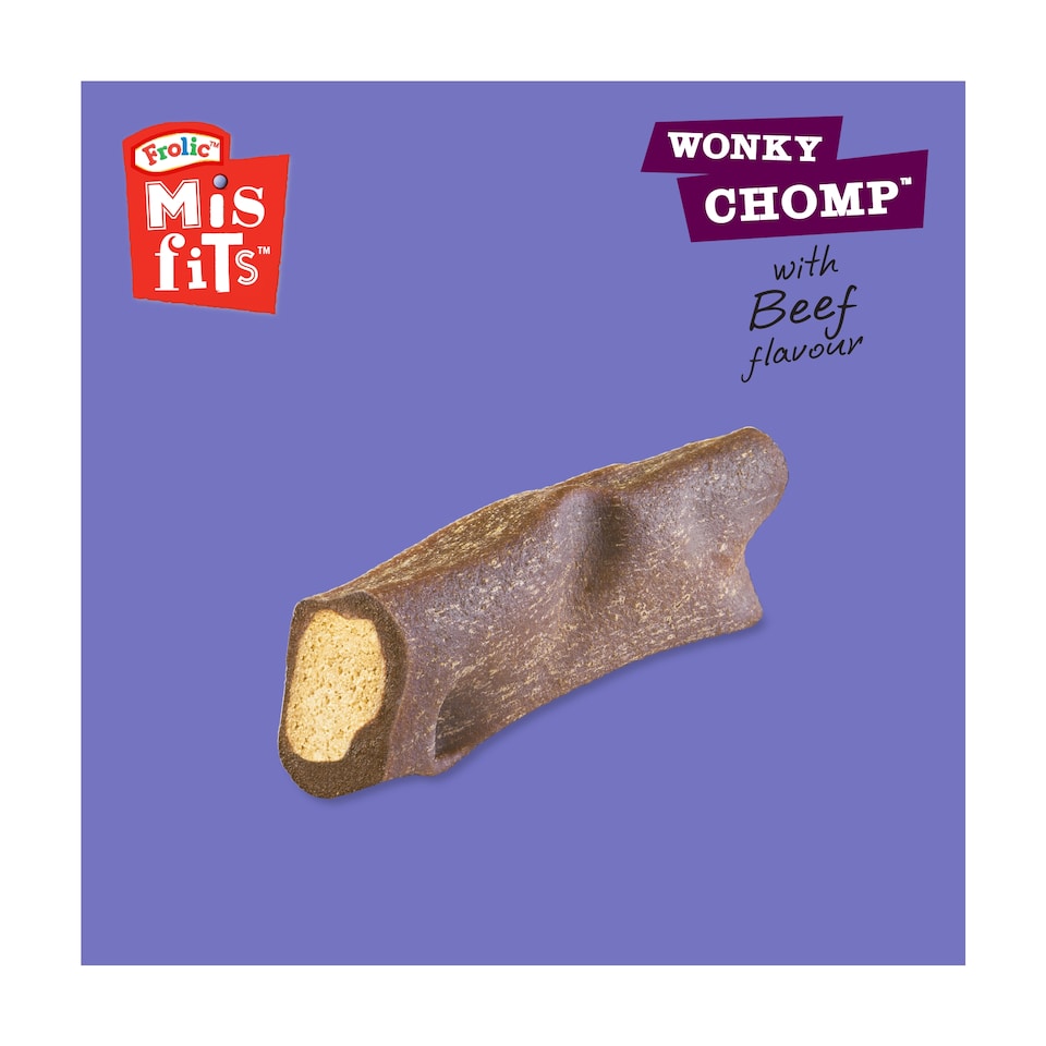 image 1 of Misfits Wonky Chomp Dog Treat Liver 2 Chews 170G