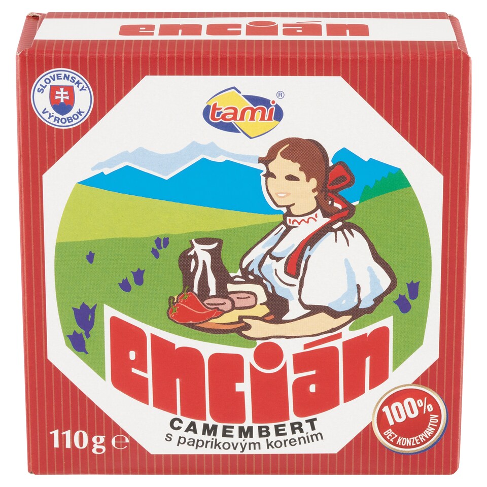 Tami Encián Camembert s paprikovým korením 110 g