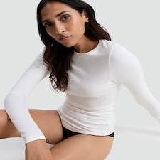 F&F Medium Warmth Long Sleeved Thermal Top in Cream