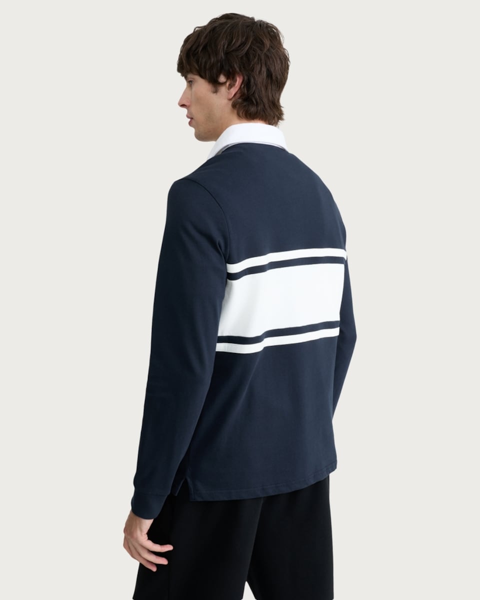 image 1 of F&F Pure Cotton Scotland Rugby Sweatshirt in Navy