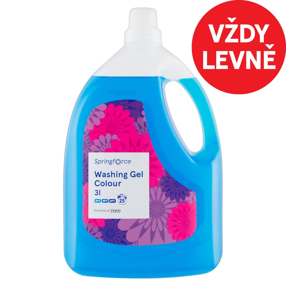 Springforce Washing Gel Colour 25 Washes 3L