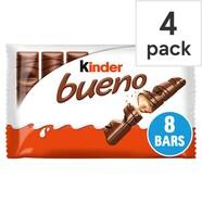 Calories In Kinder Bueno Milk Hazelnut Chocolate Bars Multipack