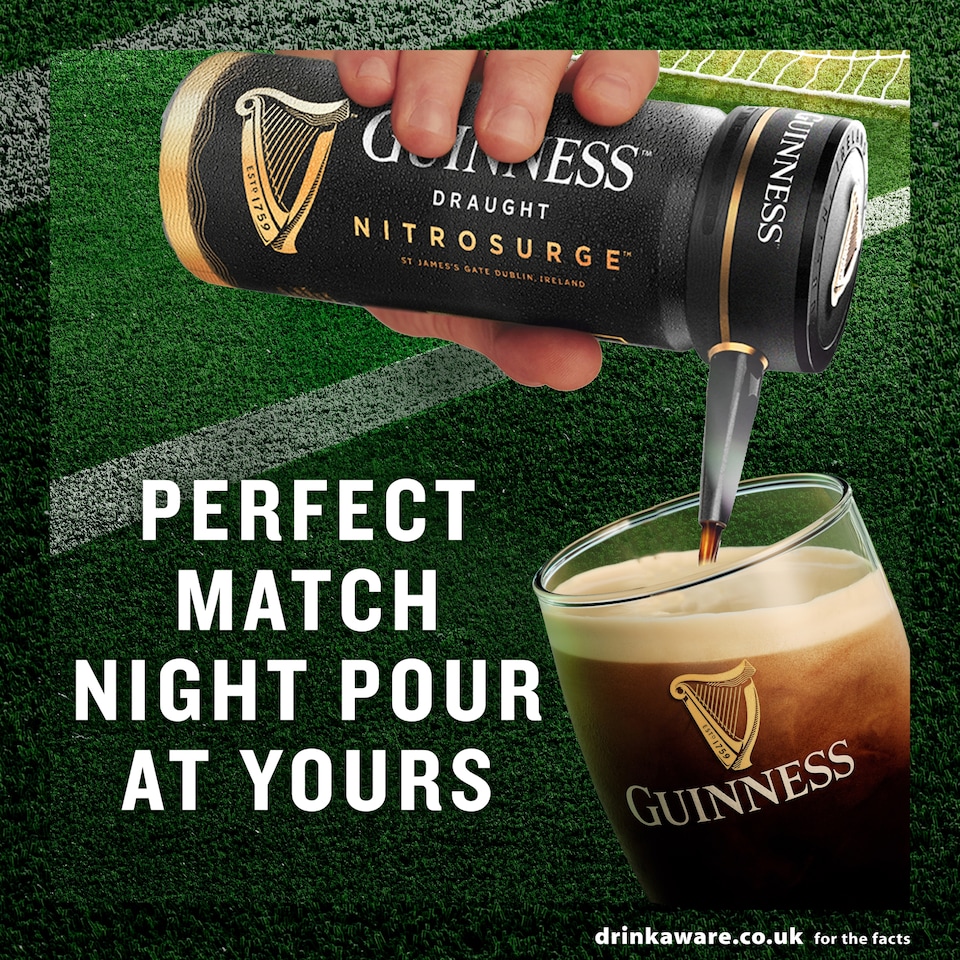 image 1 of Guinness Draught Nitrosurge Stout Beer Can 4.1% Vol 4x558ml