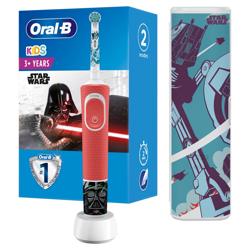 obrázok 1 z Oral-B Kids Elektrická Zubná Kefka Pre Deti S Motívmi Star Wars Navrhnutá Spoločnosťou Braun