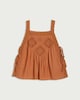 image 4 of F&F Diamond Embroidered Co-ord Camisole in Brick
