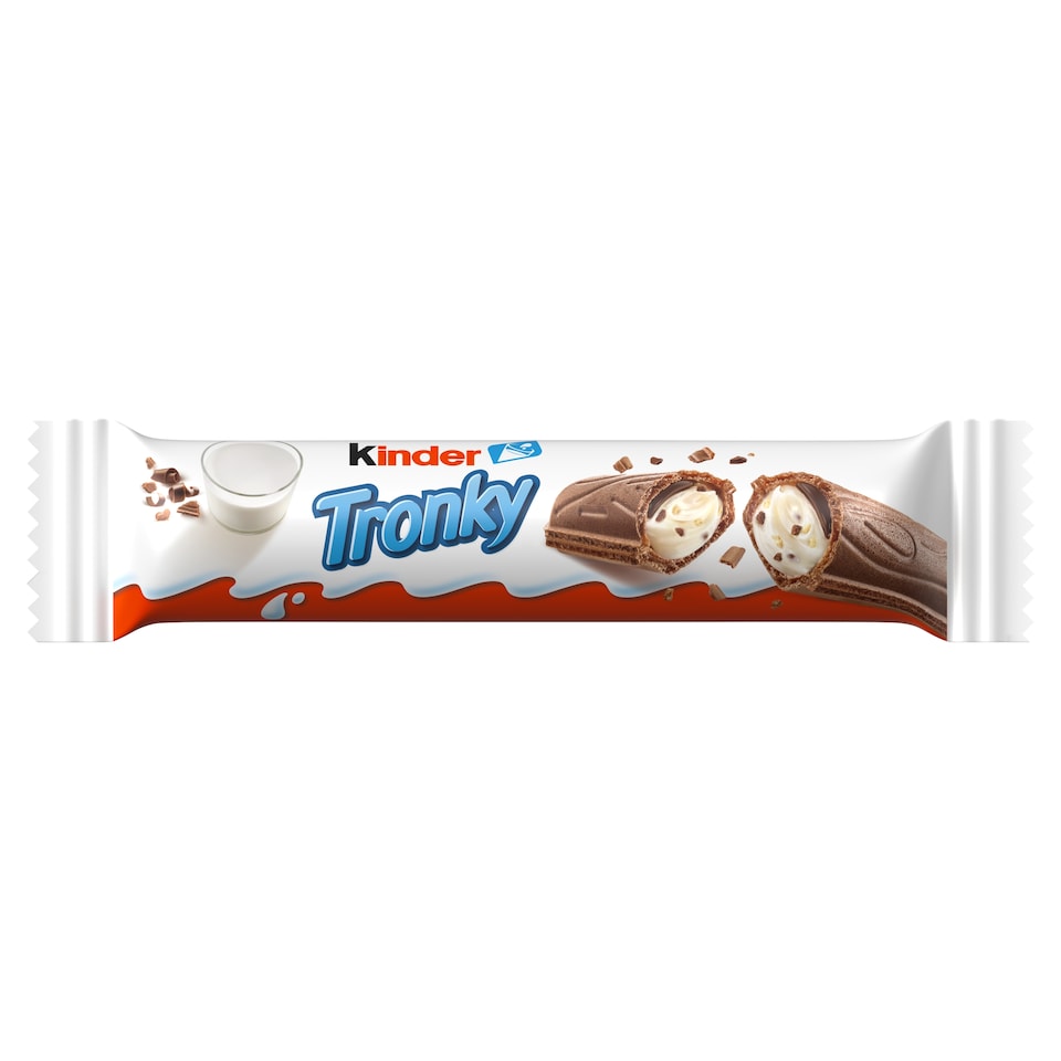 Kinder Tronky chrumkavá kakaová oblátka s mliečnou náplňou 18 g