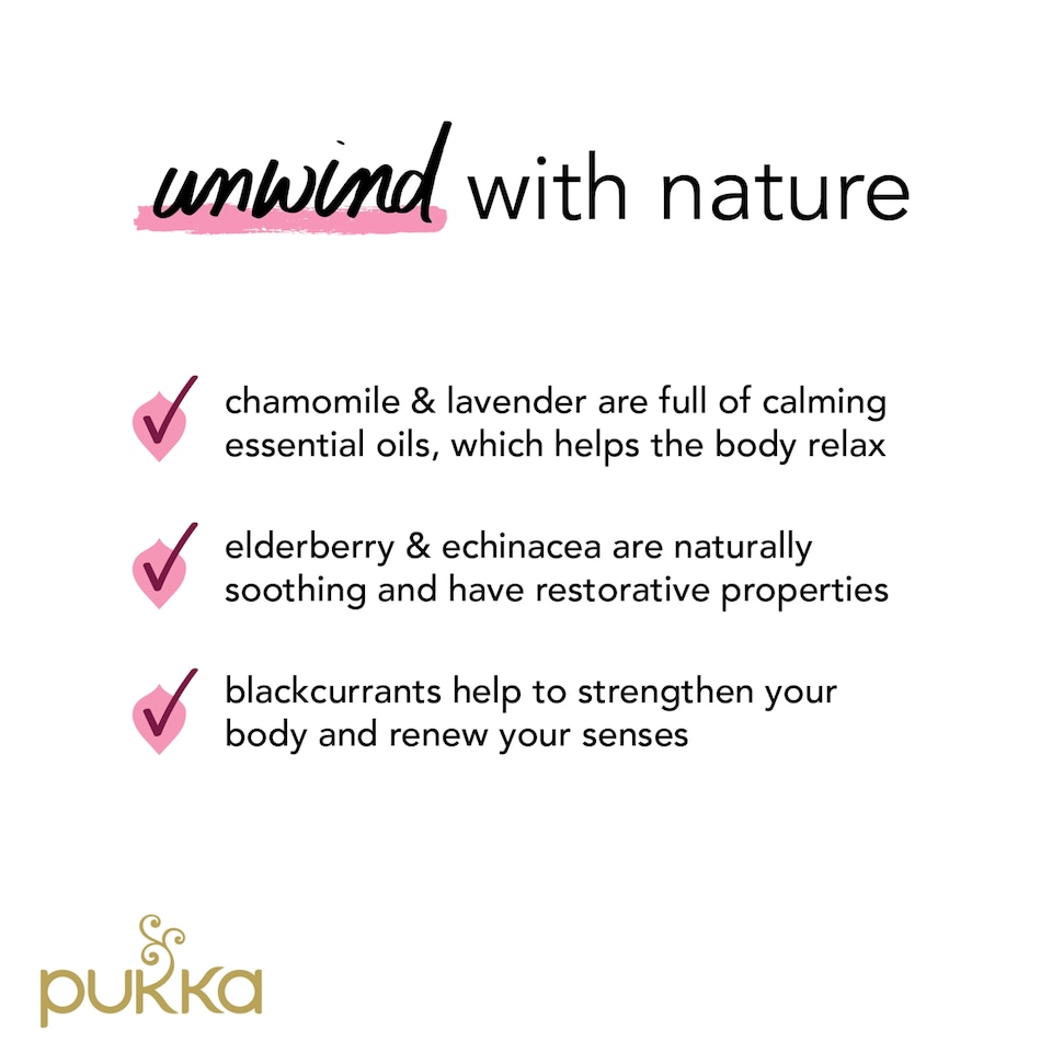 image 1 of Pukka Organic Night Time Berry Herbal Tea 20 Pack 36g