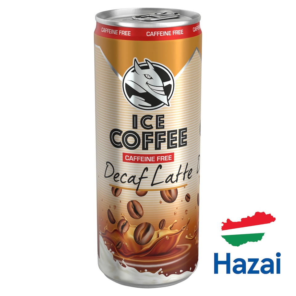Hell Ice Coffee Decaf Latte UHT Drink with Milk and Coffee Extract 250 ml