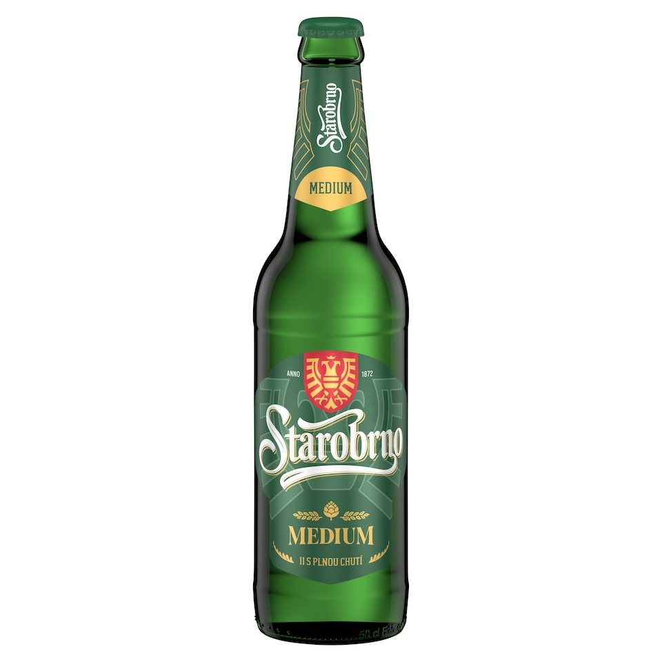 image 1 of Starobrno Medium Unpasteurized Beer Light Lager 0.5L