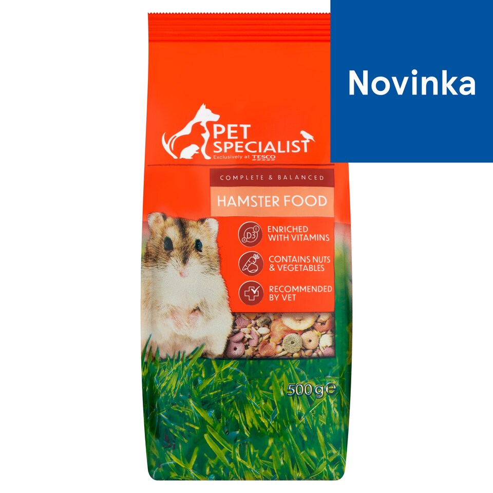 Pet Specialist Kompletné krmivo pre škrečkov 500 g