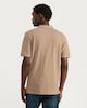 image 4 of F&F Cotton Rich Regular Fit Short Sleeved Polo Shirt in Brown
