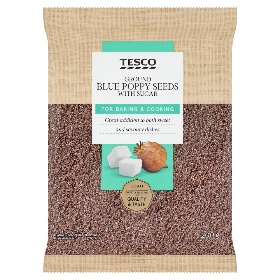 Tesco Mletý mak modrý s cukrom 200 g