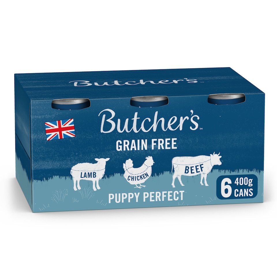 image 1 of Butcher's Puppy Perfect Puppy Food Tins 6X400g