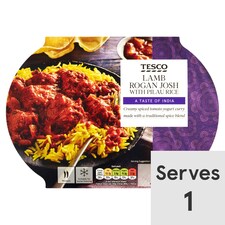 Tesco Indian Lamb Rogan Rice 450G