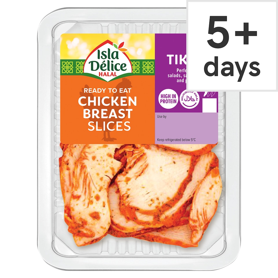Isla Delice Halal Tikka Chicken Breast Slices 160g