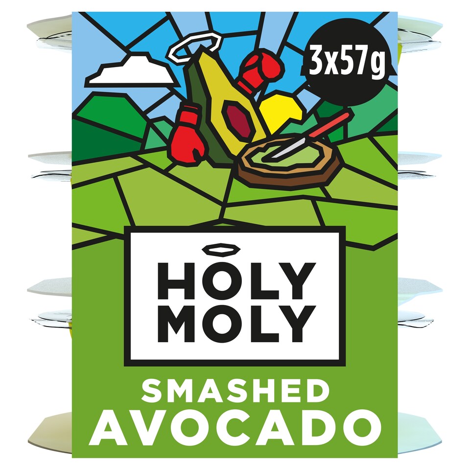 Holy Moly Smashed Avocado 3 x 57g