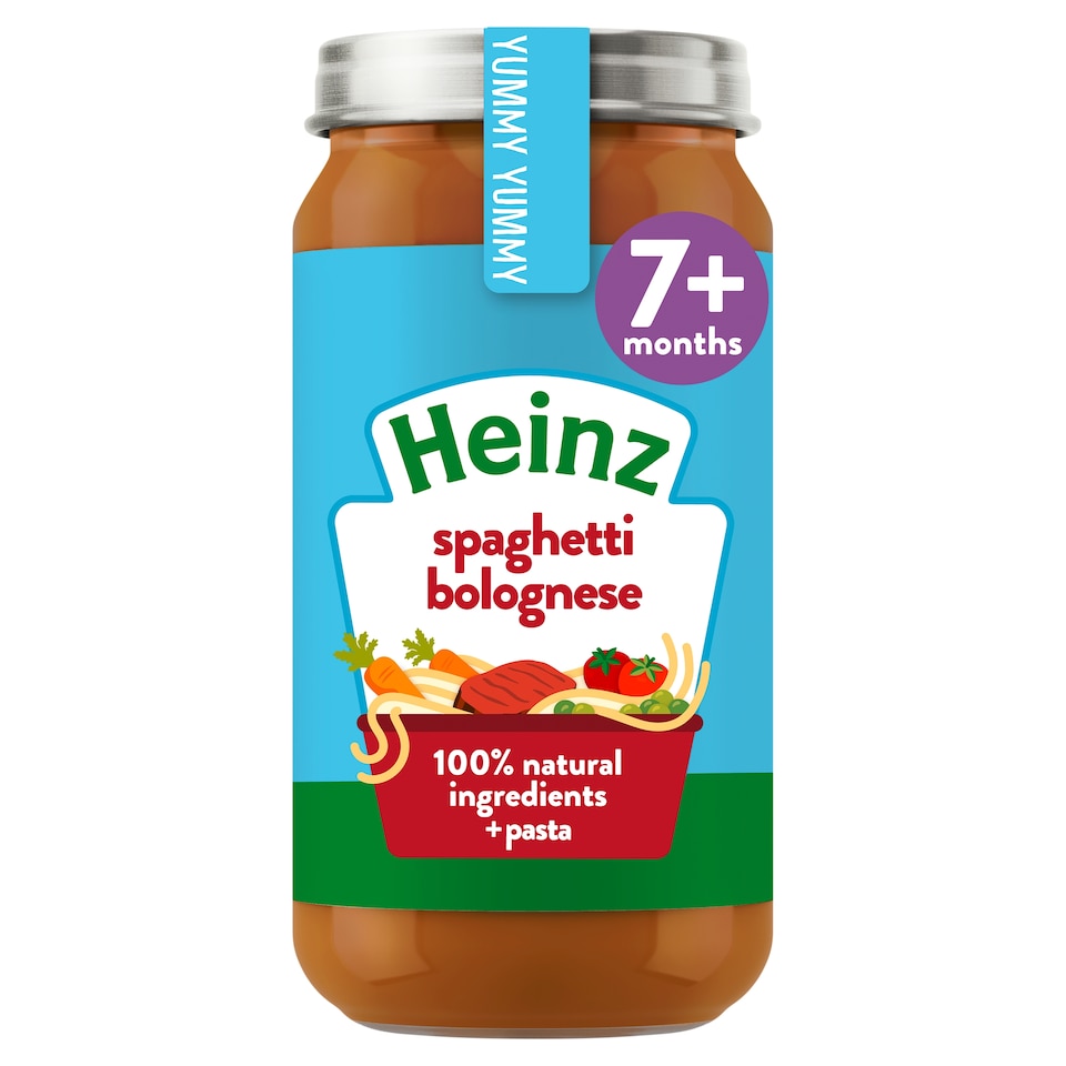 image 1 of Heinz Spaghetti Bolognese Baby Food Jar 200g