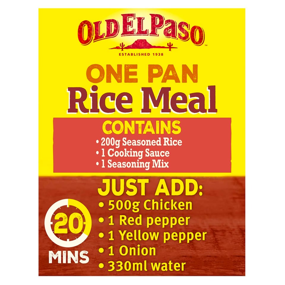 image 1 of Old El Paso Chilli & Garlic Rice Kit 355G