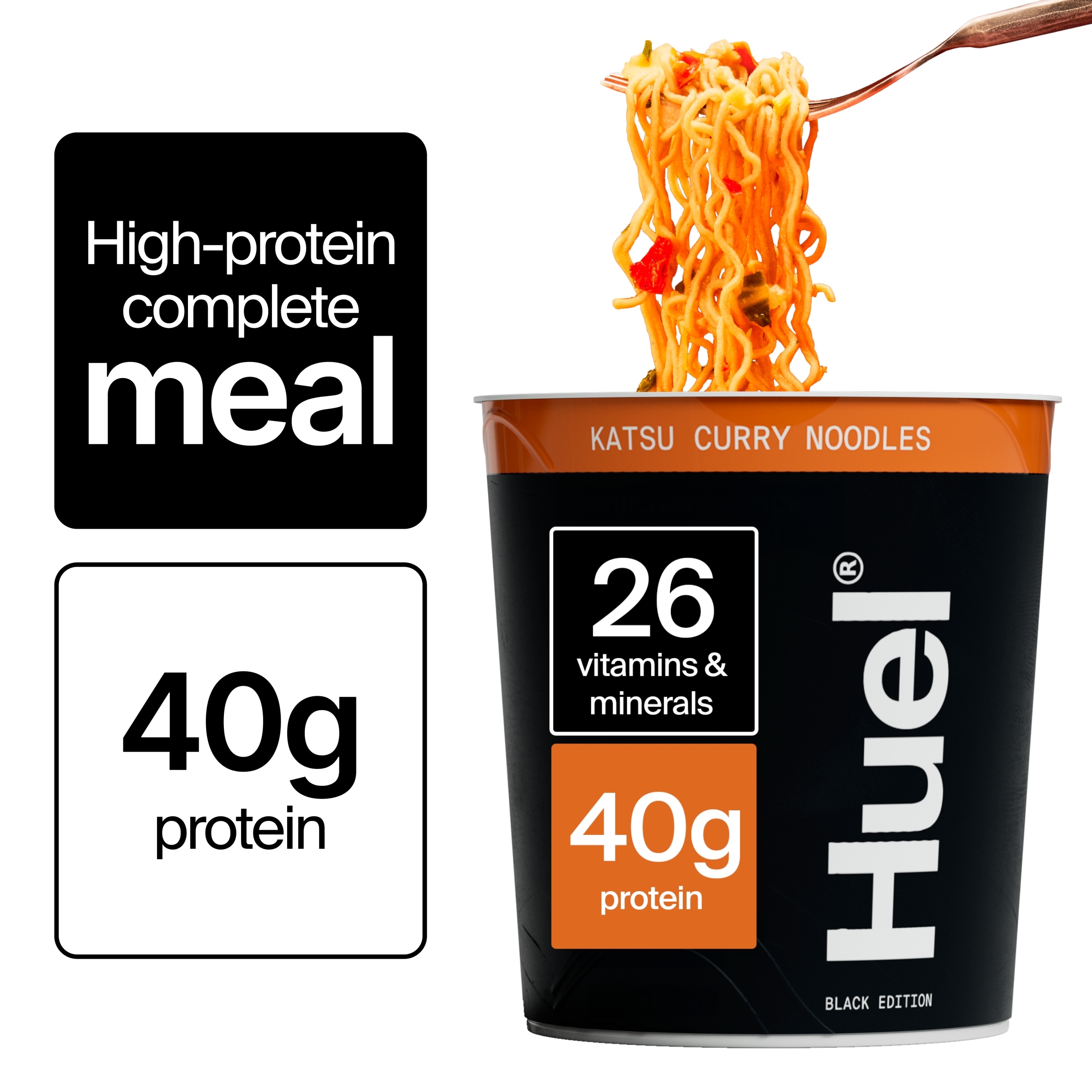 Huel Black Edition Katsu Curry Flavour High Protein Noodles - 100g