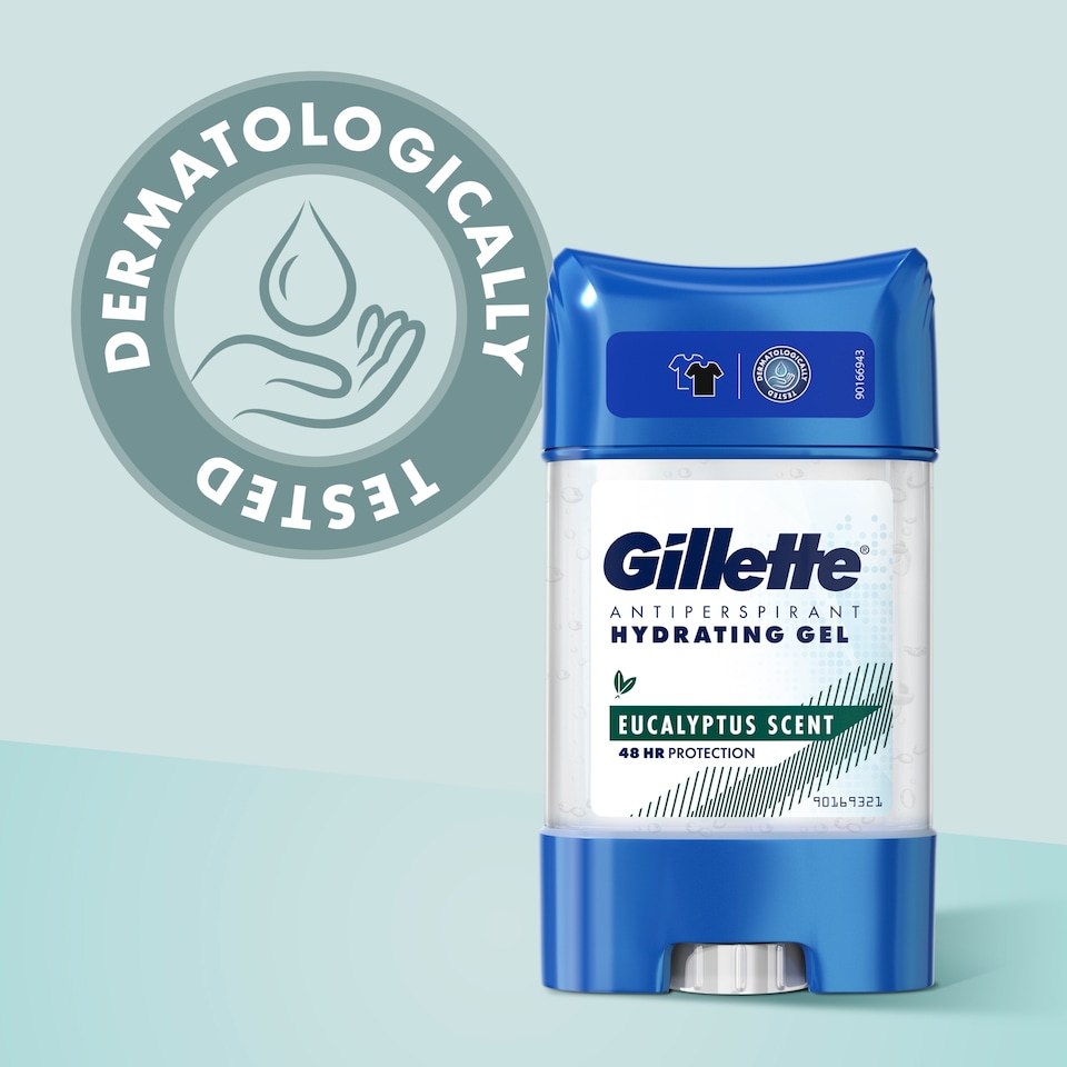 Gillette Eukaliptusz Izzadásgátló Dezodor Hidratáló Gél Férfiaknak  1. kép