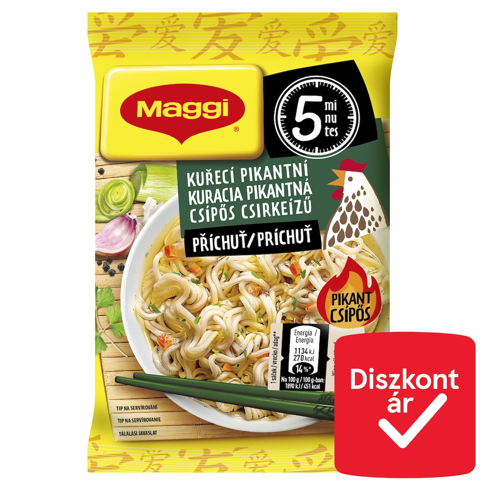 Maggi PárPerc csípős csirke ízű instant tészta 59,2 g