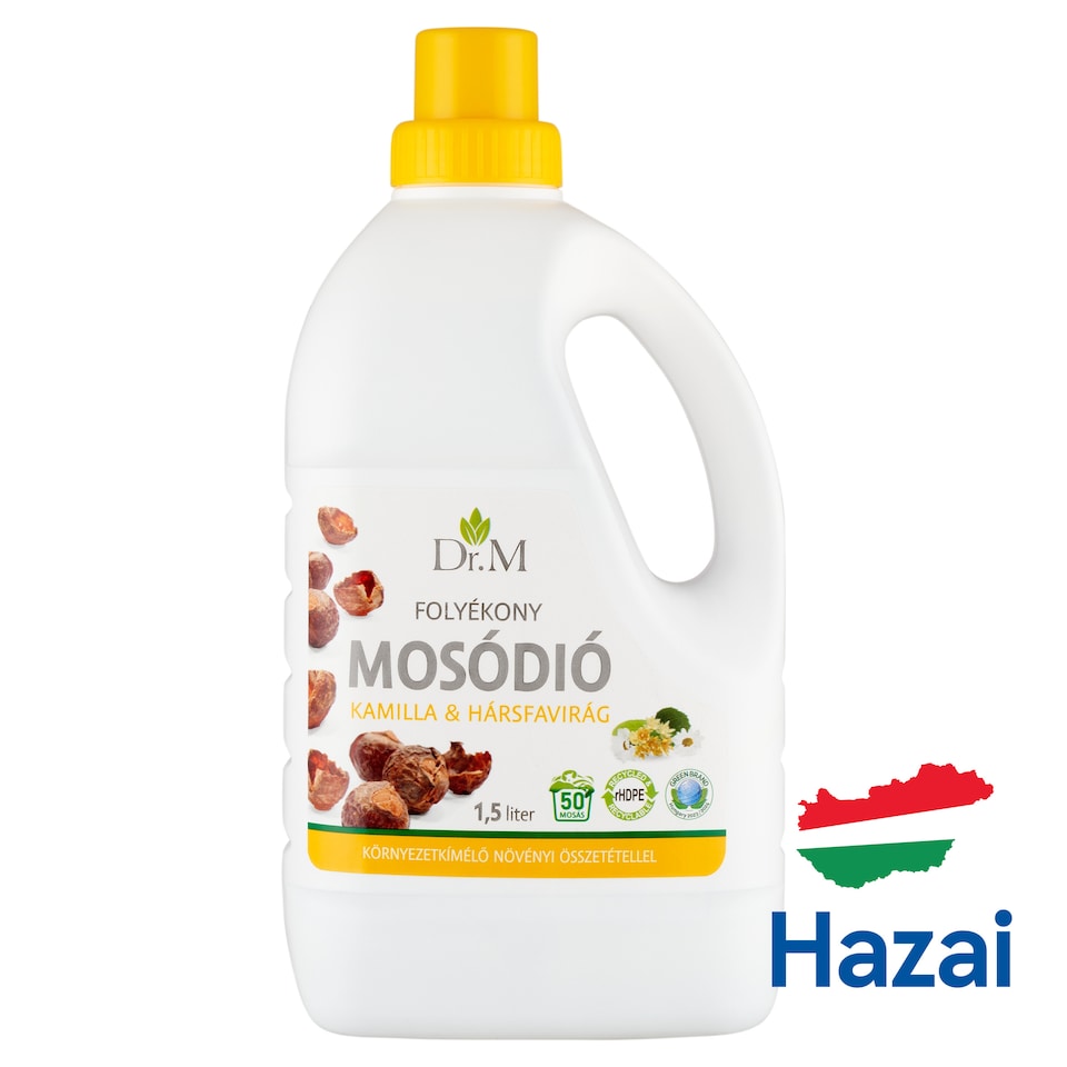 image 1 of Dr. M Chamomile & Linden Blossom Liquid Soap Nuts 50 Washes 1,5 l