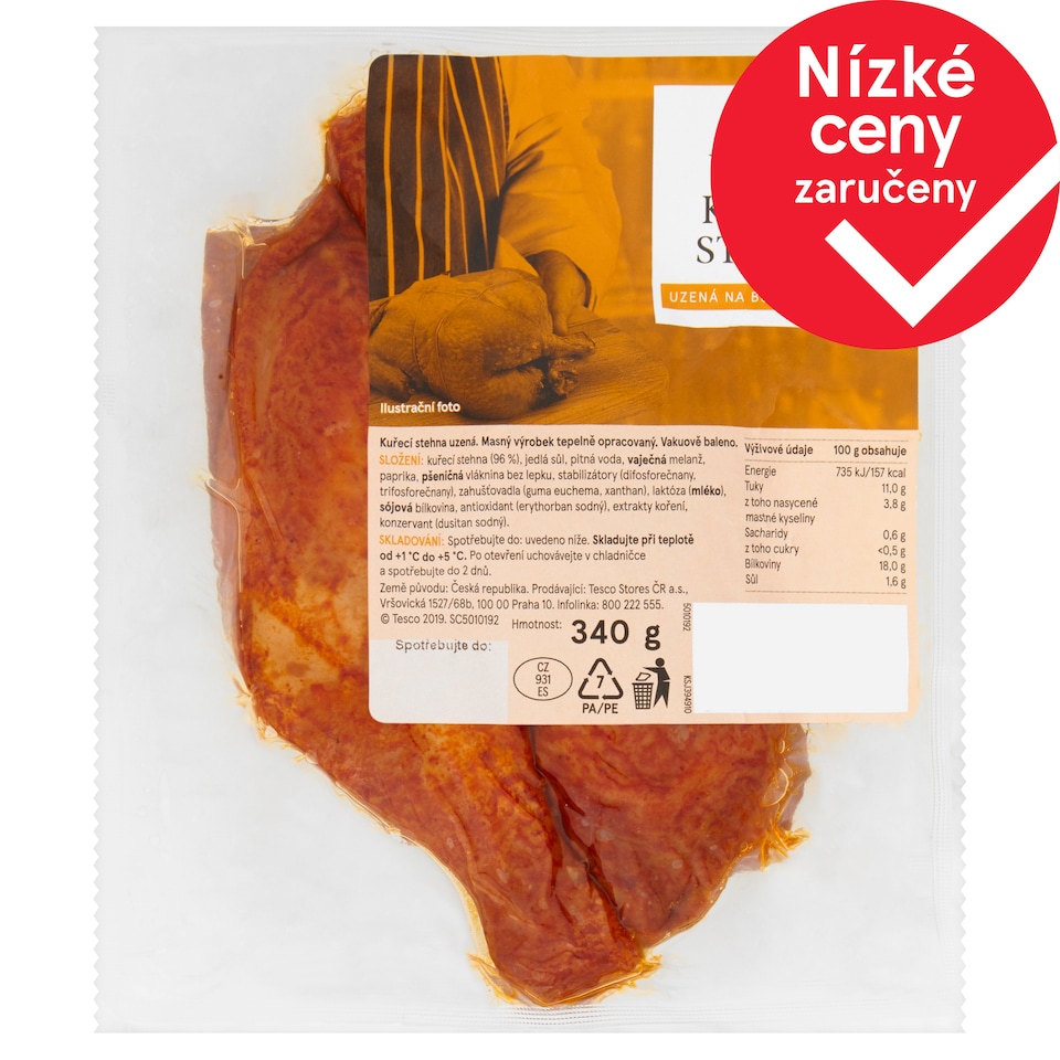 Tesco Uzená kuřecí stehna 340g