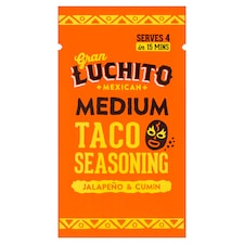 Gran Luchito Jalapeno & Cumin Medium Taco Seasoning 28g