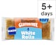 image 1 of Warburtons Gluten Free Super Soft Sliced Square Rolls 4 pack