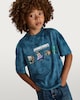 image 2 of Minecraft Pure Cotton Character Print T-Shirt in Blue