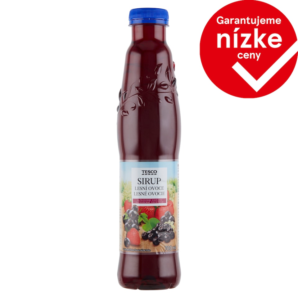 Tesco Sirup lesné ovocie 700 ml