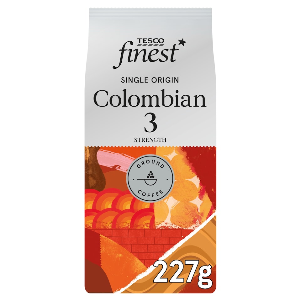 Tesco Finest Fair Trade Colombian Supremo Ground Coffee 227G