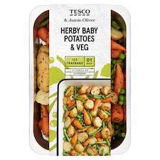 Tesco & Jamie Oliver Herby Baby Pots & Vegetable 800G