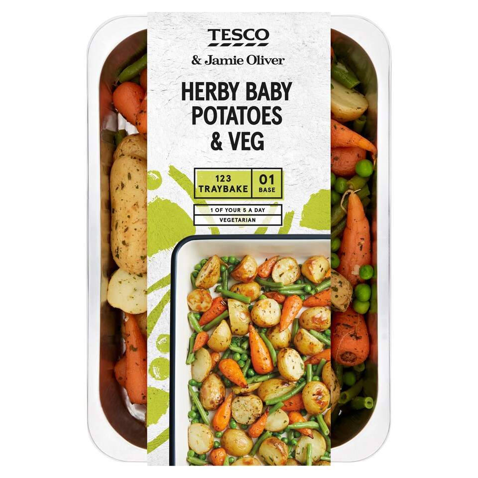 Tesco & Jamie Oliver Herby Baby Pots & Vegetable 800G