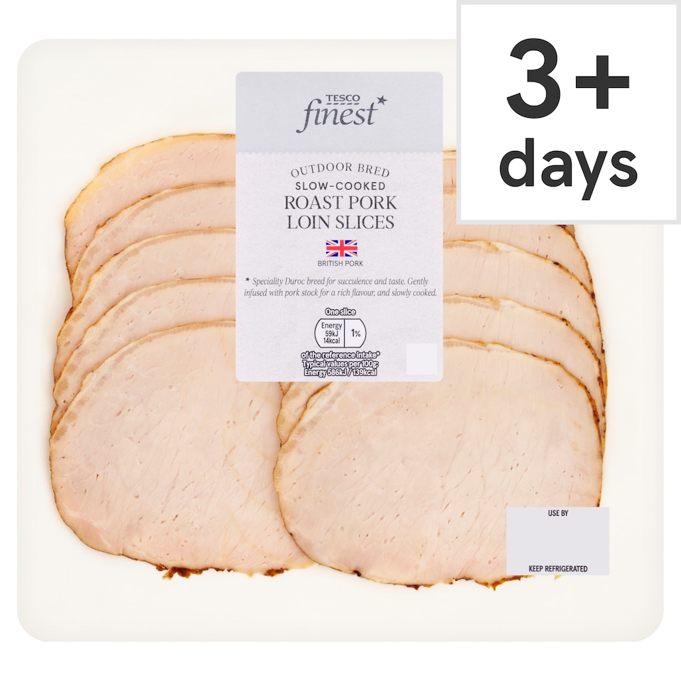 Tesco Finest Deli Pork Loin Slices 100g  