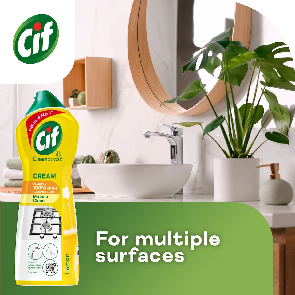 image 1 of Cif Lemon Cream Cleaner 750Ml