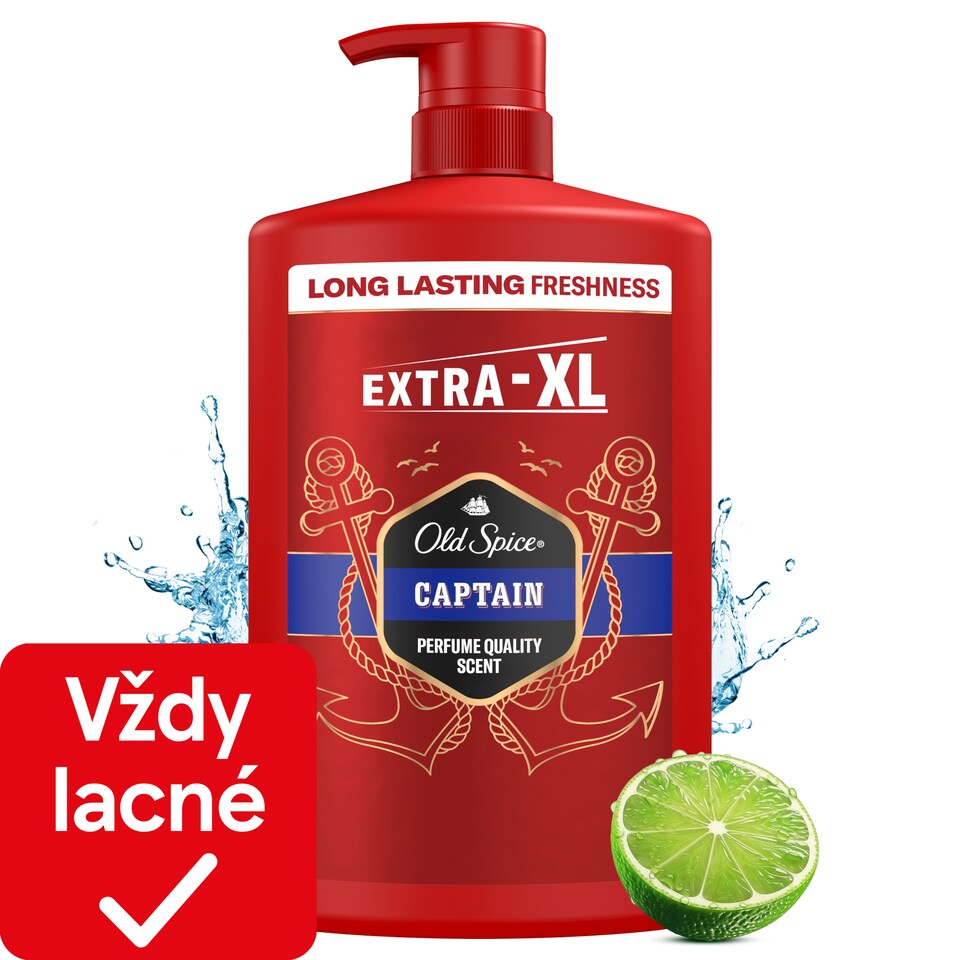 obrázok 1 z Old Spice Captain 3 V 1 Sprchový Gél A Šampón Pre Mužov 1000ml