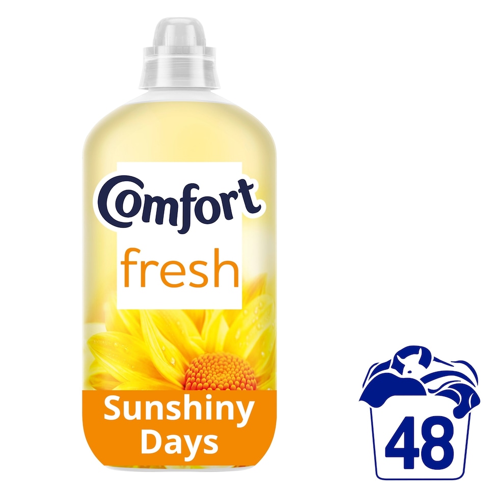 image 1 of Comfort Sunshiny Fabric Conditioner 48 Washes 1440Ml