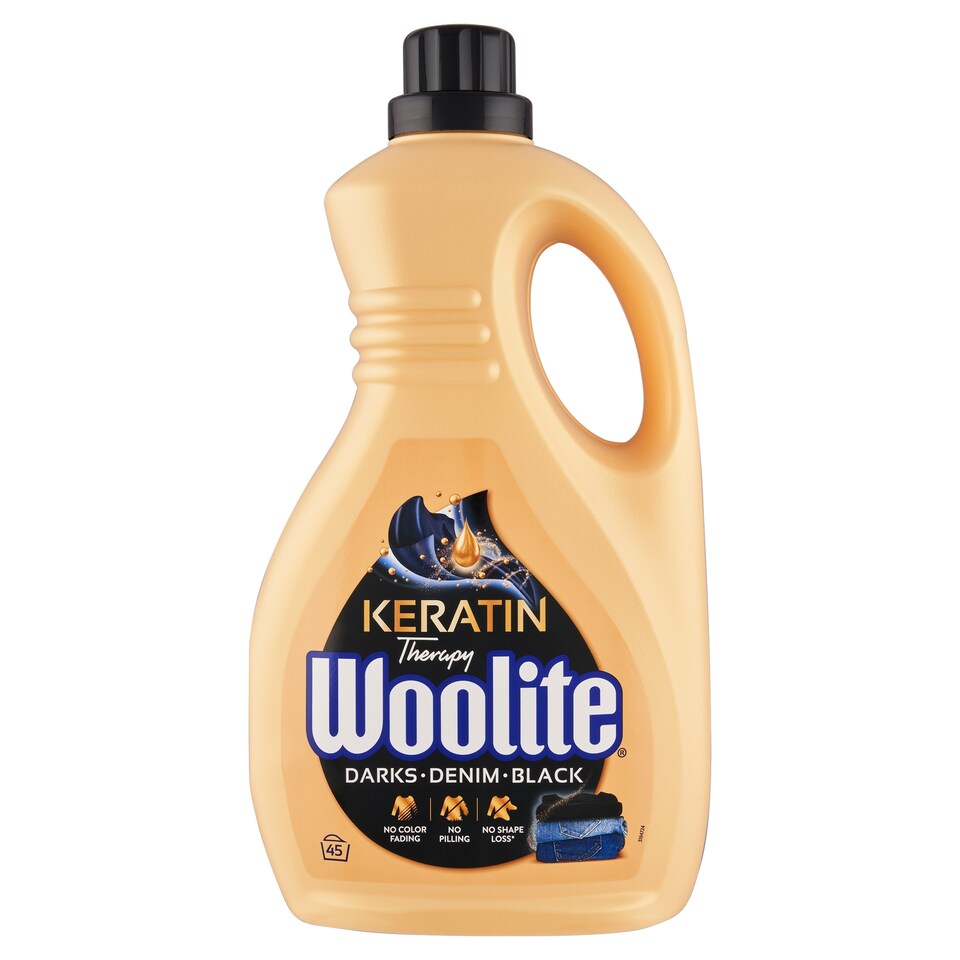 image 1 of Woolite Keratin Therapy for Black and Dark Laundry Liquid Detergent with Keratin 45 Washes 2.7 L