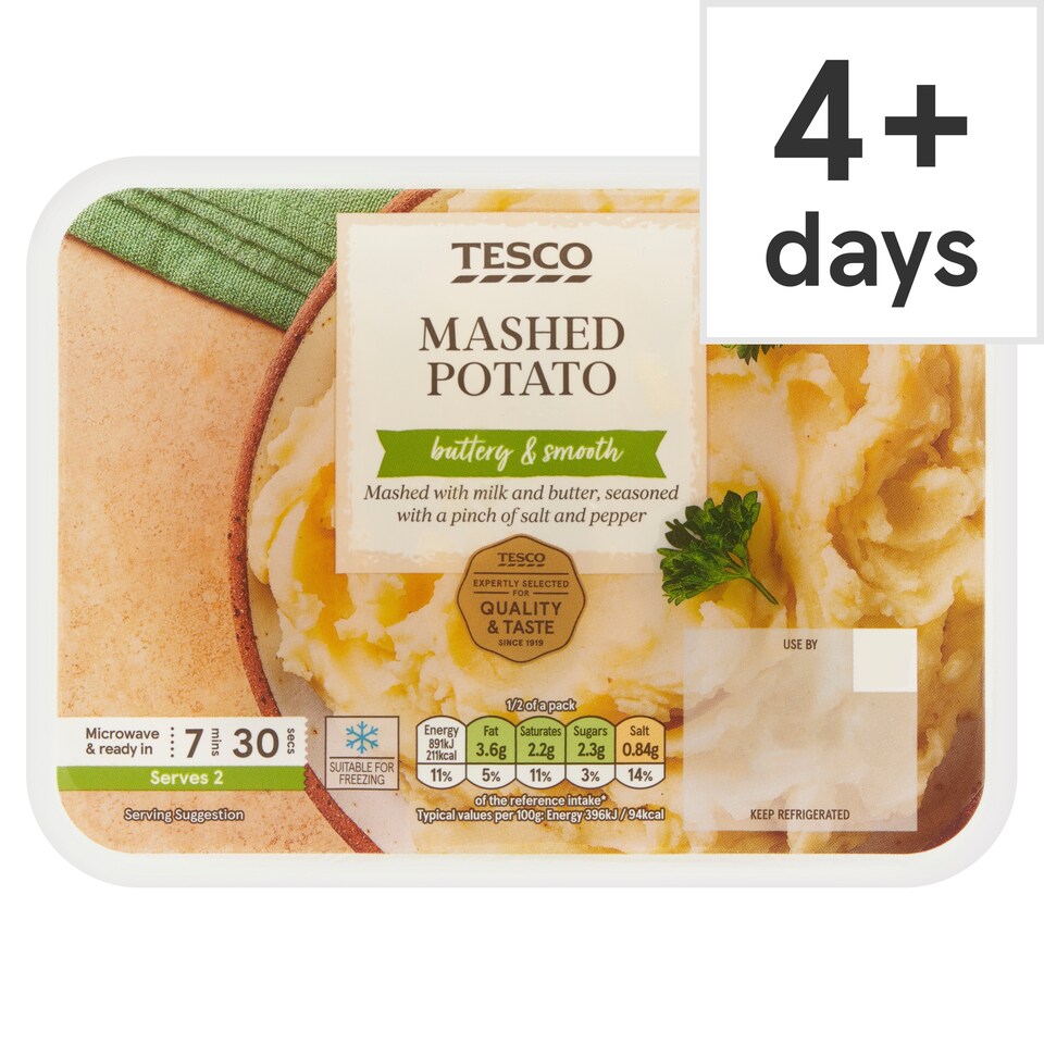 Tesco Mash Potato 450g (c)