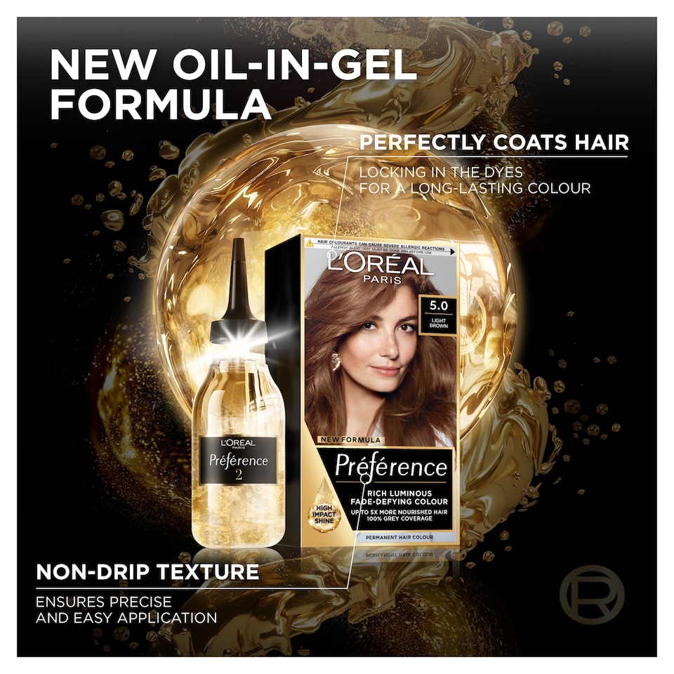 image 1 of L'Oreal Paris Preference 5.0 Bruges Light Brown Permanent Hair Dye
