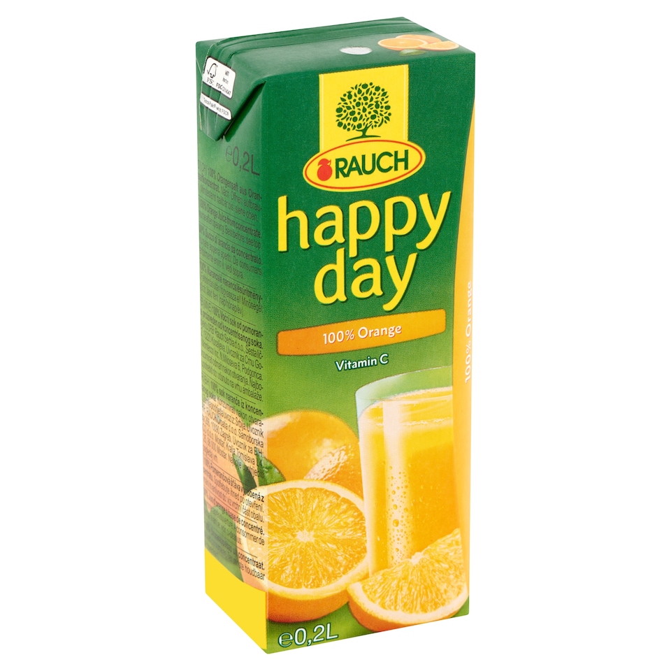 image 1 of Rauch Happy Day 100% Orange Juice 0,2 l
