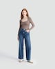 image 1 of F&F Polyamide Square Neck Long Sleeved Bodysuit in Tan