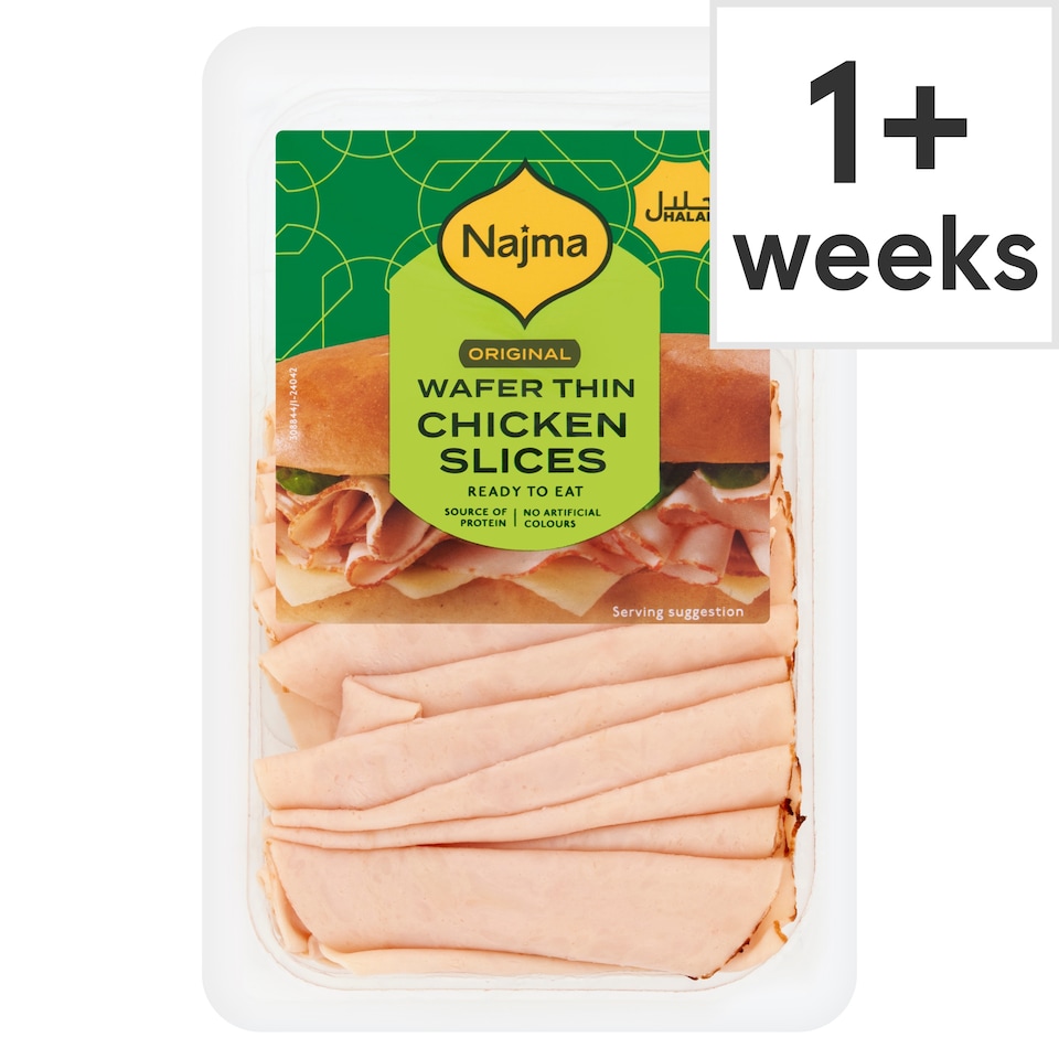 Najma Wafer Thin Chicken Slices 125g