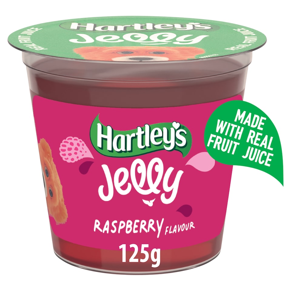 Hartleys Ready To Eat Jelly Raspberry 125G