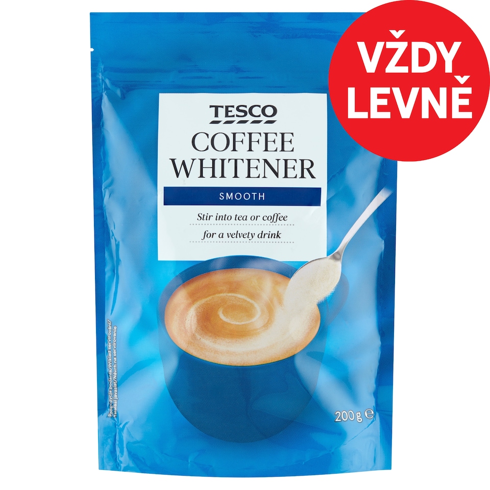 Tesco Instantní přípravek do kávy a čaje v prášku 200g