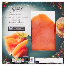 Tesco Finest Smoked Salmon With Whisky 100G