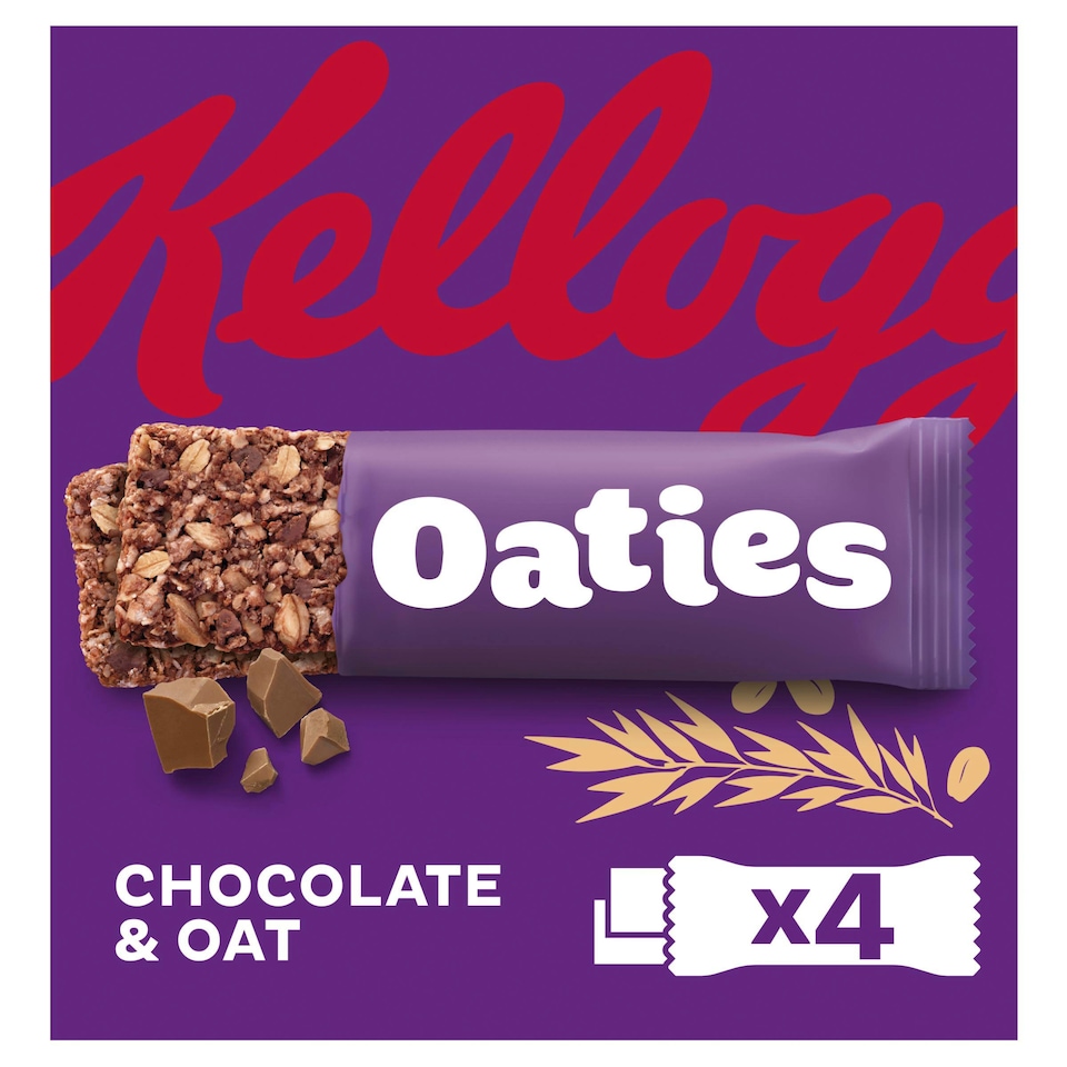 image 1 of Kellogg's Oaties Bars Chocolate 160g