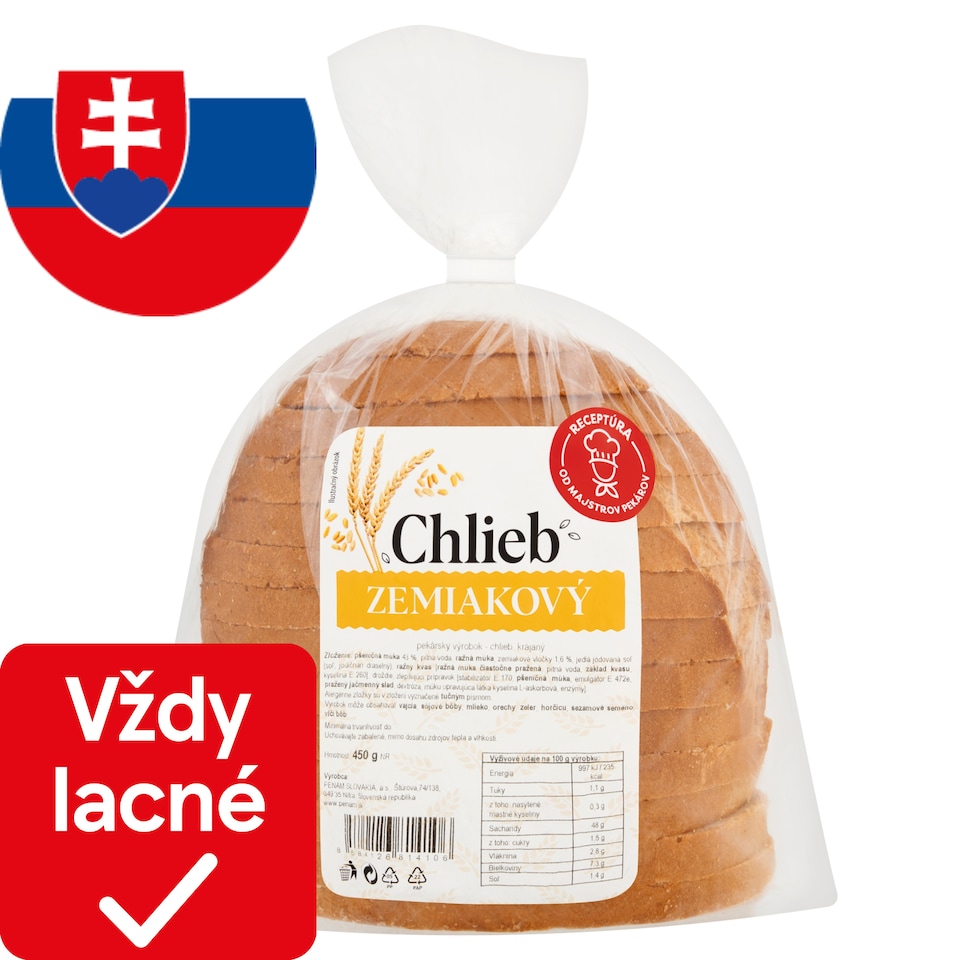 obrázok 1 z Penam Chlieb zemiakový 450 g
