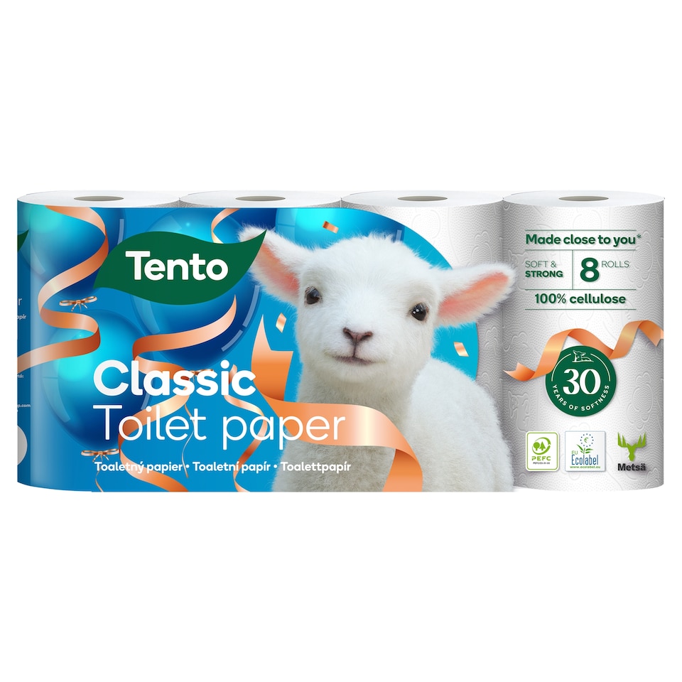 obrázok 1 z Tento Classic toaletný papier 3 vrstvy 8 kotúčov